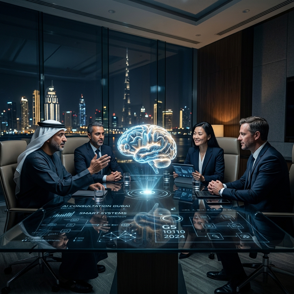 AI Technology Partnership Boardroom